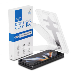 Whitestone Dome EZ Fit 2 Pack Tempered Glass Front Screen Protectors - For Samsung Galaxy Z Fold5