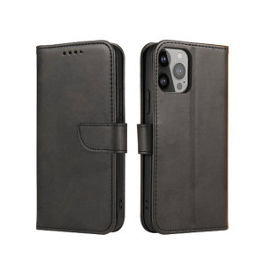 Black Magnet Stand Wallet Case - For Sony Xperia 10 V