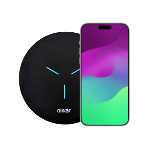 Olixar Slim 15W Fast Wireless Charger Pad - For iPhone 15 Pro Max