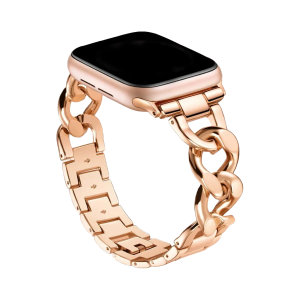 Olixar Rose Gold Metal Apple Watch Strap - For Apple Watch Series 8 41mm
