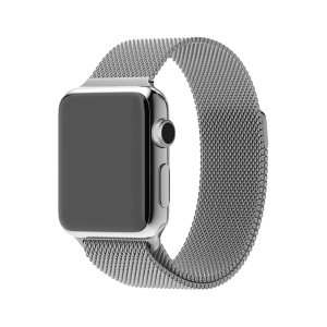 Olixar Silver Milanese Apple Watch Strap - For Apple Watch SE 2022 40mm