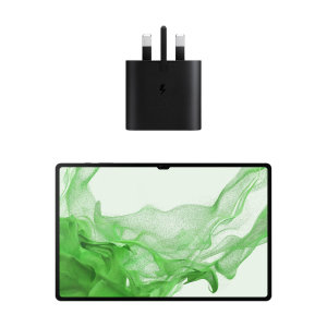 Official Samsung Black 25W PD USB-C UK Wall Charger - For Samsung Galaxy Tab S9 Ultra