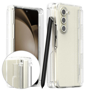 Araree Nukin 360 P Clear Matte Case with Hinge Protection & S Pen Holder - For Samsung Galaxy Z Fold5
