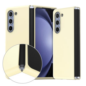 Araree Aero Flex Cream Protective Case with Hinge Protection - For Samsung Galaxy Z Fold5