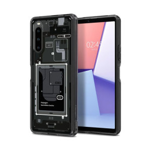 Spigen Black Ultra-Hybrid Zero One Case - For Sony Xperia 10 V