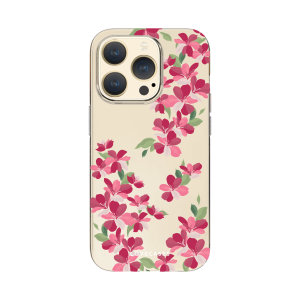 Lovecases Cherry Blossom Gel Case - For iPhone 15 Pro