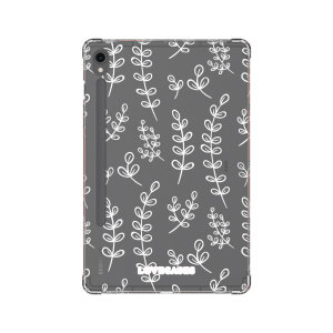 LoveCases White Botanical Gel Case - For Samsung Galaxy Tab S9