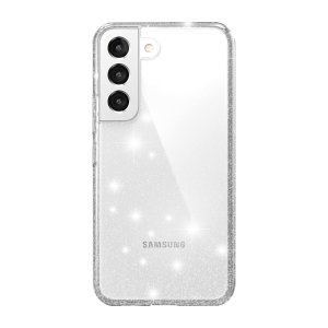 Olixar Clear Glitter Tough Case - For Samsung Galaxy S22