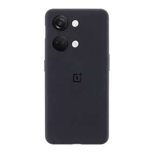 Official OnePlus Sandstone Black Bumper Case - For OnePlus Nord 3