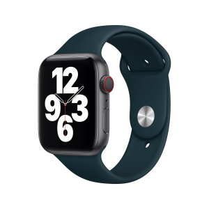 Official Apple Mallard Green Sport Strap - For Apple Watch Series 6 44mm