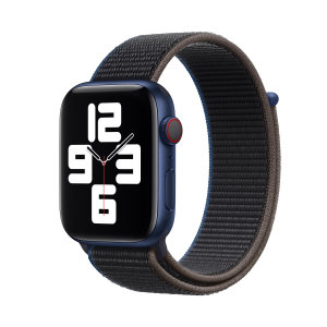 Official Apple Charcoal Sport Band - Apple Watch Series 6 44mm