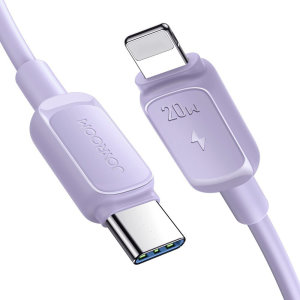 Joyroom Purple 1.2m USB-C to Lightning Charge and Sync Cable
