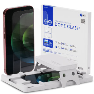 Whitestone Dome 2 Pack Tempered Glass Screen Protectors with UV Lamp - For iPhone 15 Pro Max
