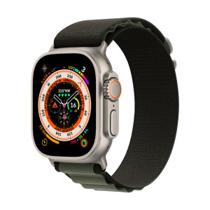 Olixar Black & Green Alpine Loop - For Apple Watch Ultra