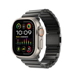 Nomad Graphite Steel Metal Links Band - For Apple Watch Ultra 2