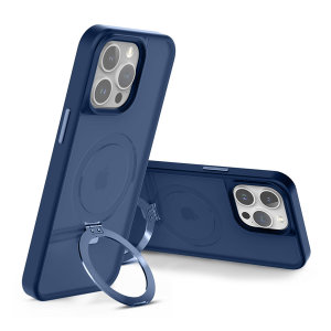 Olixar Blue MagSafe Stand Case - For iPhone 15 Pro Max