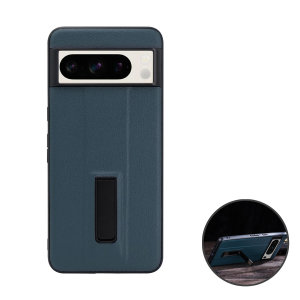 Olixar Blue Eco-Leather Stand Case - For Google Pixel 8 Pro