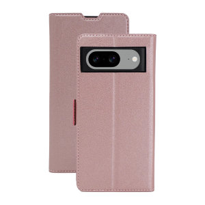 Olixar Pink Eco-Leather Wallet Stand Case - For Google Pixel 8