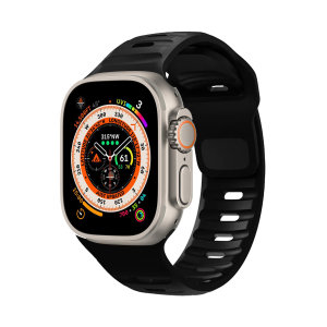 LoveCases Black Glitter Gel Strap - For Apple Watch Ultra 2