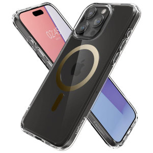 Spigen Ultra Hybrid Gold MagSafe Case - For iPhone 15 Pro Max