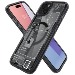 Spigen Ultra Hybrid Zero One Black MagSafe Case - For iPhone 15