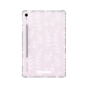 LoveCases White Botanical Case - For Samsung Galaxy Tab S9 FE