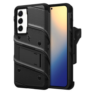 Zizo Bolt Black Tough Case and Screen Protector - For Samsung Galaxy S24 Plus