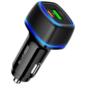 Blue Power 20W Dual USB-A & USB-C Car Charger