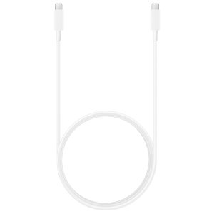 Official Samsung 100W White 1.8m USB-C to USB-C Charge and Sync Cable - For Samsung Galaxy Tab S9 FE