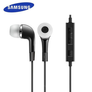 Official Samsung Black 3.5mm Wired Earphones with Acoustic Seal - For Samsung Galaxy Tab A9 Plus