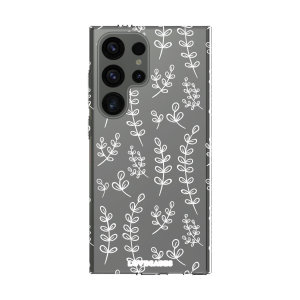 LoveCases White Botanical Case - For Samsung Galaxy S24 Ultra