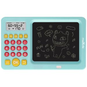Maxlife Blue Digital Writing Tablet with Calculator For Kids