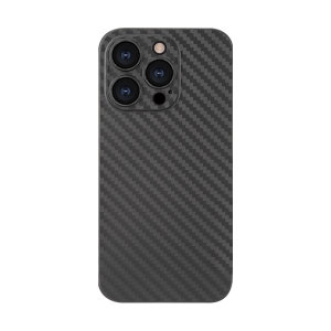 Olixar Black SlimAir Carbon Fibre Case - For iPhone 15 Pro Max