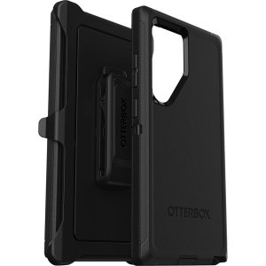 Otterbox Defender Black Tough Stand Case - For Samsung Galaxy S24 Ultra