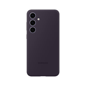 Official Samsung Dark Violet Silicone Case - For Samsung Galaxy S24 Plus