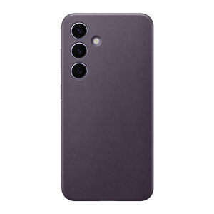 Official Samsung Dark Violet Vegan Leather Case - For Samsung Galaxy S24 Plus