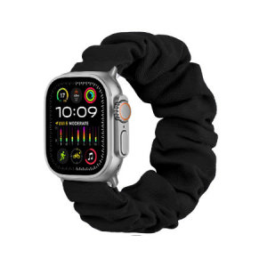Olixar Black Scrunchies Band - For Apple Watch Ultra 2