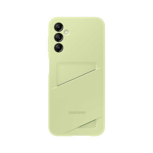Official Samsung Lime Green Card Slot Case - For Samsung Galaxy A15