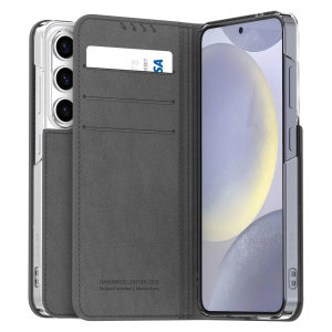 Araree Charcoal Grey Mustang Diary Wallet Case - For Samsung Galaxy S24