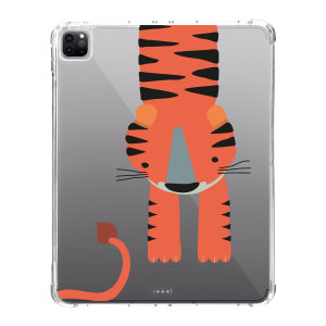 LoveCases Orange Tiger Kids Case - For iPad Pro 12.9" 2021 5th Gen.