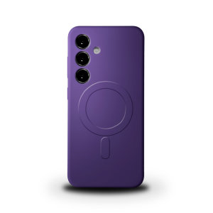 Olixar Dark Purple MagSafe Silicone Case - For Samsung Galaxy S24