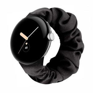 LoveCases Black Scrunchies Band - For Google Pixel Watch