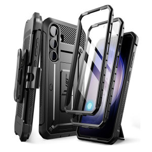 Supcase Unicorn Beetle Pro Rugged Black 360° Case with Kickstand - For Samsung Galaxy S24