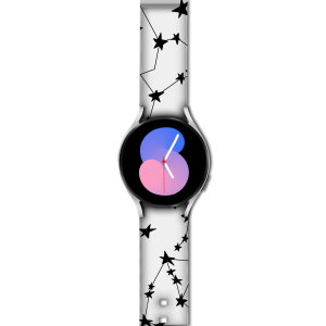 LoveCases Black Stars & Moons Strap (S/M) - For Samsung Galaxy Watch 4