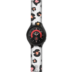 LoveCases Colourful Leopard Strap (S/M) - For Samsung Galaxy Watch 5 Pro