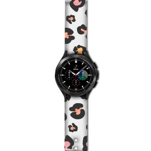 LoveCases Colourful Leopard Strap (S/M) - For Samsung Galaxy Watch 4 Classic