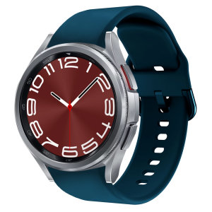 Olixar Dark Blue Soft Silicone Band - For Samsung Galaxy Watch 3 45mm