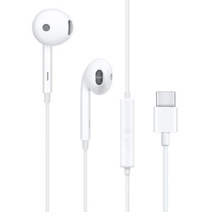 Oppo USB-C Wired Earphones with Microphone - White