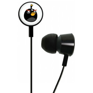 Gear4 Angry Birds Tweeters 3.5mm Wired Earphones For Kids - Black Bird