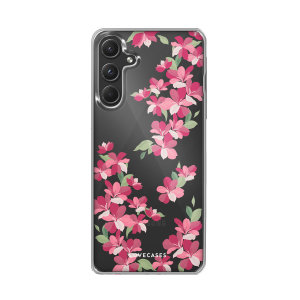 LoveCases Red Cherry Blossoms Case - For Samsung Galaxy A55 5G